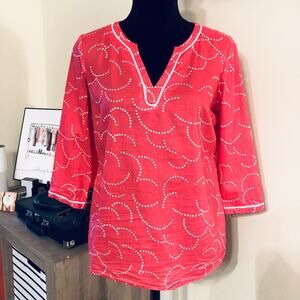 Boden Dot Tunic Top sz 6